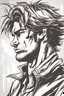 Placeholder: man with scruffy hair, stubble and a judgmental look on his face comic book style