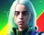 Placeholder: Billie Eilish, in stockings, cyberpunk2077