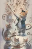 Placeholder: a cute cat conductor conducts a cat orchestra by jean baptiste monge watercolor and ink highly detailed digital painting elegant intricate very attractive beautiful award winning fantastic view crisp quality acrylic art in sunshine