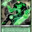 Placeholder: green lantern casting a shield construct from his ring, magic the gathering, DC Comics