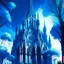 Placeholder: Gothic city cathedral gothic hyper-detailed digital art people 8k clear blue sky trees