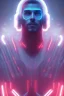 Placeholder: cyberpunk, head, men, portrai, tron