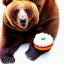 Placeholder: sweet bear, white background