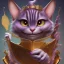 Placeholder: "Cheshire Cat" leading figure of Alice in the wonderland, detailed eyes, elegant,sarcastic smile, by Disney,Chie Yoshii,Brian Kesinger,Gediminas Pranckevičius,Kilian Eng,reg Rutkowski,