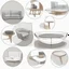 Placeholder: Modern “small” circular coffee table design, sketch