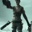 Placeholder: post apocalyptic lone female survivor