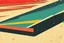 Placeholder: background of energetic and masculine colored horizontal stipes and wedges over a chaotic and aged texture, as a simple vector