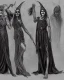 Placeholder: Phorcides (the three blind witches) portraits, Greek mythology, passing the eyeball between them, 8k resolution concept art, dynamic lighting, intricately detailed, hyperdetailed, gothic, creepy, unsettling, disfigured