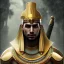 Placeholder: intense Egyptian male warrior portrait, cinematic lighting, detailed,4k, best quality, ultra HD, magical