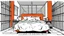 Placeholder: vector, a bed, in a prison cell