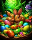 Placeholder: Easter, colorful page, cooler background, perfect composition, beautiful detailed intricate insanely detailed octane render trending on artstation, photorealistic, soft natural volumetric cinematic perfect light, chiaroscuro, masterpiece, oil on canvas, raphael, caravaggio, greg rutkowski, beeple, beksinski, giger, black and white still, digital Art, perfect coloer, read,green, blew,white, ((((colorful)))))