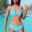 Placeholder: girl wear swimsuit looks very details, hyper realistic, rtx, 8k