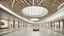 Placeholder: Museum ceiling, modern style, natural lighting