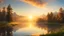 Placeholder: Style Albert Bierstadt, sunrise, relaxation, dream world, calm beauty, fantasy world, magic, heaven, celestial, beautiful composition, exquisite detail, 135mm lens