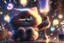 Placeholder: cute fluffy pixar chibi cat, new years eve scene, champagne, twisted serpentine, fireworks Weight:1 detailed matte painting, deep color, fantastical, intricate detail, splash screen, complementary colors, fantasy concept art, 8k resolution trending on Artstation Unreal Engine 5 Weight:0.9