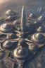 Placeholder: space, high_resolution, high detail , realistic, realism, futuristic, galactic capital city, techno, ancient, mystic, ion_engines, many small space ships in the background