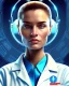 Placeholder: A portrait of a great female sci-fi scientist