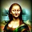 Placeholder: Monalisa wearing a saree, hyper realistic photograph