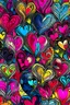 Placeholder: wallpaper draw colours hearts