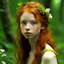 Placeholder: pretty girl, aged 19, ginger, conventionally attractive, dreamy, faun, satyr