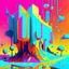Placeholder: Digital illustration, vibrant colors, Hyperrealistic, 120k, in the Styles of Andy Warhol and David Hockney, nft art by beeple, trending on opensea and all other nft marketplaces, trending on artstation HQ and all other digital art platforms, trending on Christie's