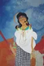 Placeholder: Tibetan goddess in a modern style