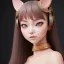 Placeholder: beautiful smooth realistic Japanese cat girl robot, full body and face, cat aye, extremely sharp detail, finely tuned detail, ultra high definition, 8 k, unreal engine 5, ultra sharp focus, accurate wings