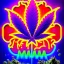 Placeholder: Marijuana, splash color, bright colors, neon, Psychedelic, detail, 8k, bright light, surreal