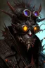 Placeholder: dark demon monster humanoid artificer steampunk engineer sunglasses