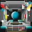 Placeholder: a abstract Swiss Graphic Design art work