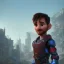 Placeholder: portrait,lionel messi robot, post-apocalyptic in a cyberpunk city, realistic, intriacte detail, sci-fi fantasy style, volumetric lighting, particales,highly detailed,cinamatic, deep colours,8k