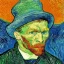 Placeholder: Portrait von roboter von van gogh