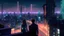 Placeholder: Cyberpunk City skyline