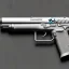 Placeholder: pistol, grey background