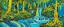 Placeholder: Tan mangroves with waterfalls designed in Scandinavian folk art painted by Vincent van Gogh