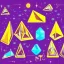 Placeholder: Cat, crystals, pyramids