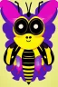 Placeholder: A cute bee as pop art character