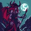 Placeholder: 16 bit pixelart of demonic woman