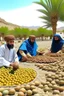 Placeholder: People are collecting date fruit in Panjgur Balochistan. Date harvrdting session.