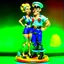 Placeholder: Popeye y su novia Oliva, arte estilo pop, calidad ultra, hiperdetallado, 64k, full body