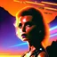 Placeholder: space, aliens 1986 movie, hot android woman, sunset