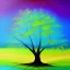 Placeholder: landscape tree painting abstract