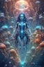 Placeholder: high quality, highly detailed, 8K Ultra HD, Girl made of water, water in the shape of an Girl, Same quality as images using Leonardo.Ai's Alchemy Dynamic, Quality images using Alchemy Dynamic, luminism, 3d render, octane render, Isometric, awesome full color,.bones. A jellyfish Cosmic robot .Fantasy, perfect anatomy, fantasy, vibrant digital art professional award winning masterpiece, oil on canvas Atmospheric extremely detailed Josephine Wall