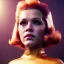 Placeholder: Ultra Realistic retro sci-fi portrait supermarket image from 1960, many explosions, sweet young Jane Fonda, tight latex suit, weapon, fighting stance, soft color, highly detailed, unreal engine 5, ray tracing, RTX, lumen lighting, ultra detail, volumetric lighting, 3d, finely drawn, high definition, high resolution.