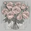 Placeholder: geometric bunch of roses