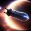 Placeholder: space ship faster than light travel, sci-fi, hi-tec, cinematic shot, photo taken by canon, professional lighting,