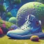 Placeholder: pixar style, volumetric summer garden environment and background, hyper realistic painting of Nike sneaker, looking excited, volumetric lighting, dramatic lighting, detailed digital painting, anime, ornate, colour-saturated colors, chaotic, small minutiae, tiny features, particulars, centered, smooth, sharp focus, renderman gofur render, 8k, uhd, detailed eyes, realistic shaded volumetric lighting, sunlight caustics, backlight, centered camera view