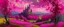 Placeholder: A magenta kingdom with hearts painted by Alfred Sisley