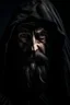 Placeholder: A creepy wizard, with the face covered by a black cloak