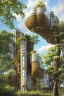 Placeholder: A surreal futuristic stylish modern flat, on Epic tree, treehouse, art by Roger Dean and Lee Madgwick , photorealistic, high level of details